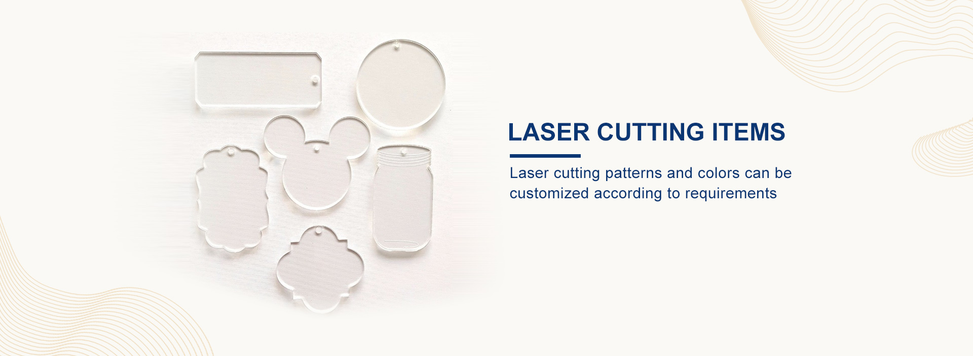 acrylic laser cutting items