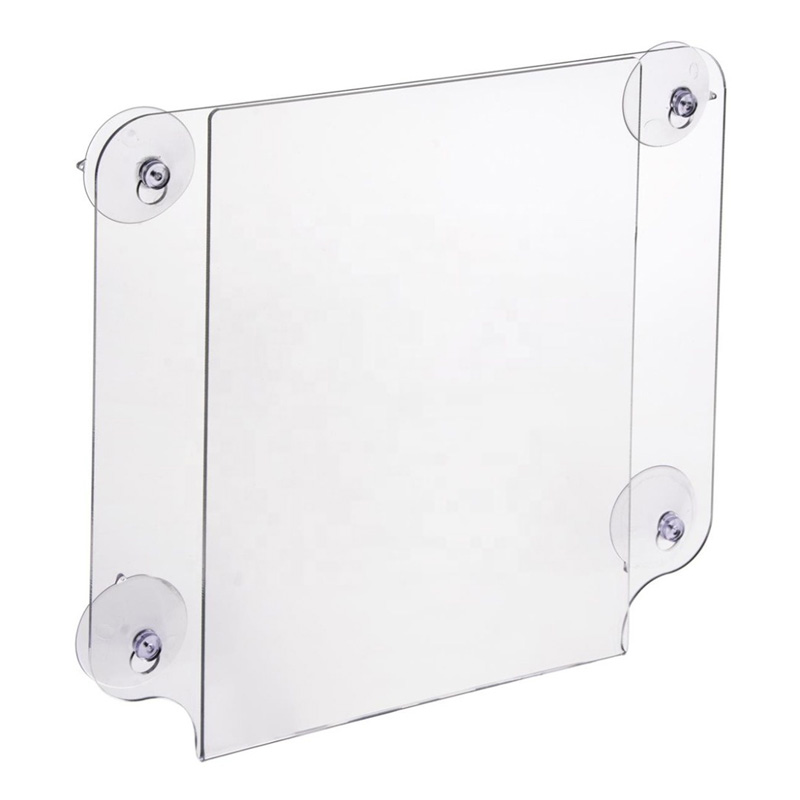New acrylic sign holder with suction cups, manufacturer acrylic sign wall mount