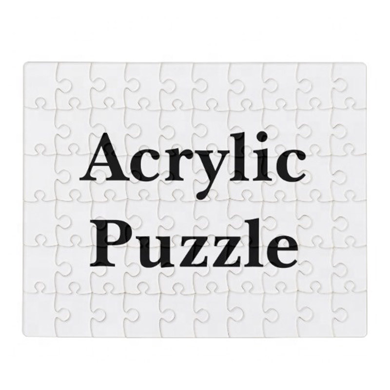 Clear acrylic puzzle, lucite puzzle