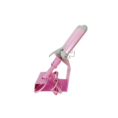 Pink acrylic curling iron stand