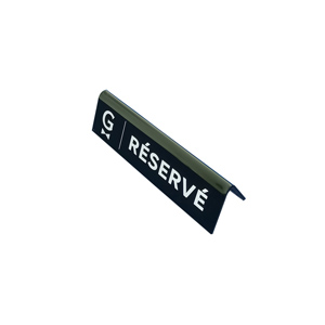 Acrylic reserved signs, acrylic table reserved sign