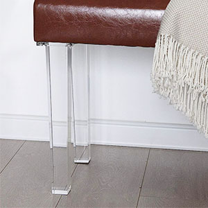 Exquisite acrylic furniture feet, lucite couch legs