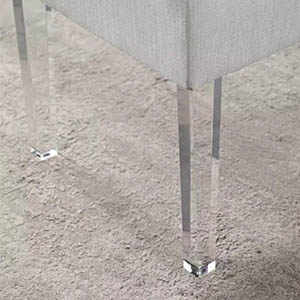 Acrylic table legs, acrylic desk legs
