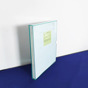 Glass green acrylic slipcase supplier, luicte book slipcase
