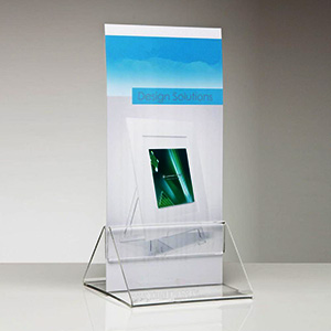Clear acrylic sign clip, custom acrylic menu sign holder