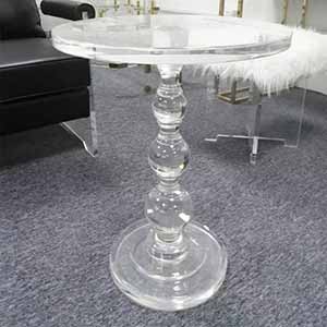 Crystal clear acrylic coffee table, plexiglass end table supplier